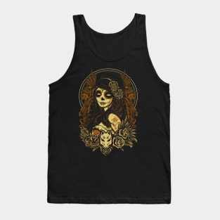 Night of the Kitsune Mask Tank Top